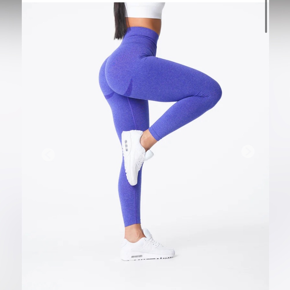 NVGTN Electric Blue Curve Seamless Leggings